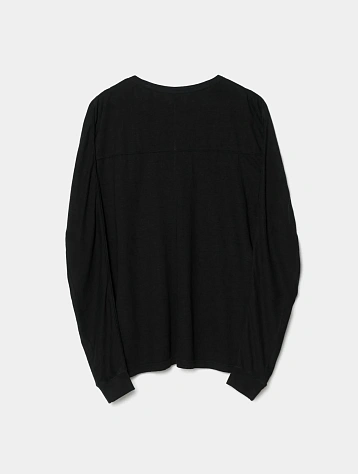 Лонгслив MAHARISHI 5245 Hemp Cross Oversized Black