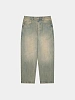Джинсы LMC Washed Stitch Denim Wide Sand