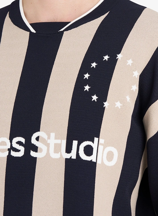 Лонгслив Études Soccer Striped Navy
