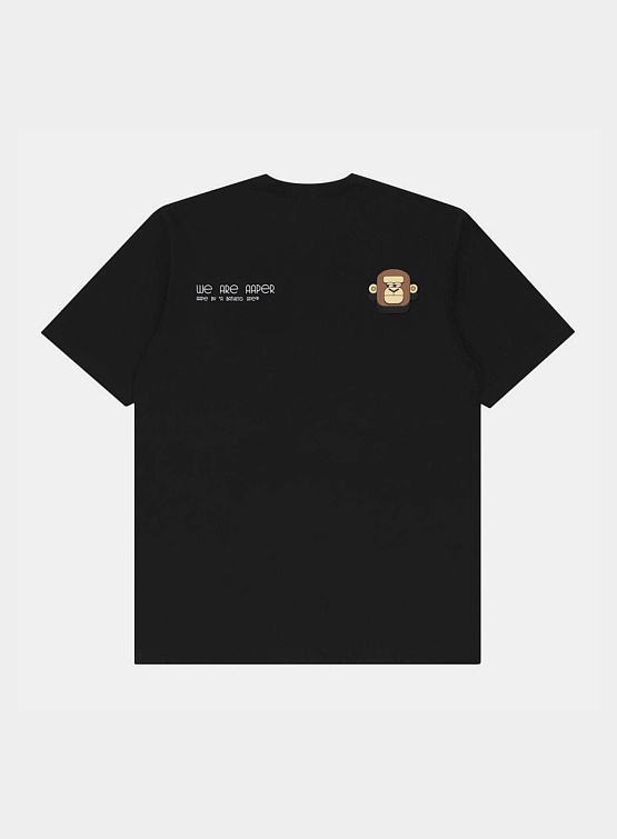 Футболка AAPE Papa Tee Black