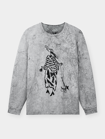 Лонгслив Siniy Vsadnik Woman With A Dog L/s Tee Sculpture White