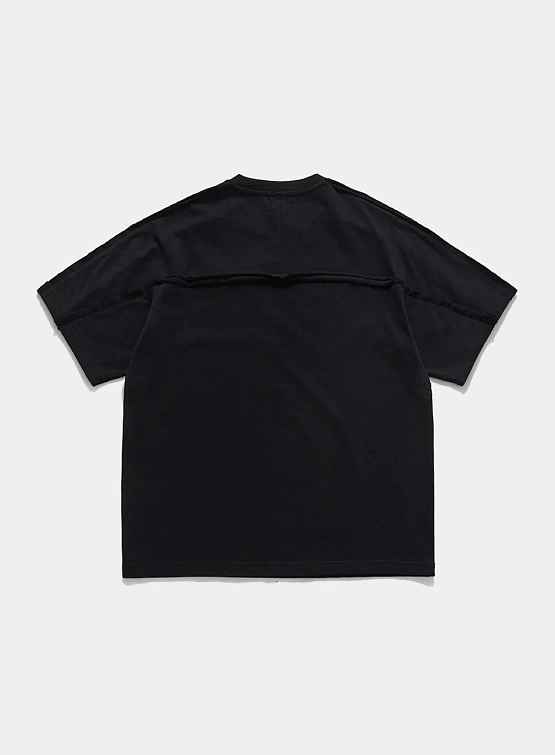 Футболка UNAFFECTED Raw Edge Cut Black