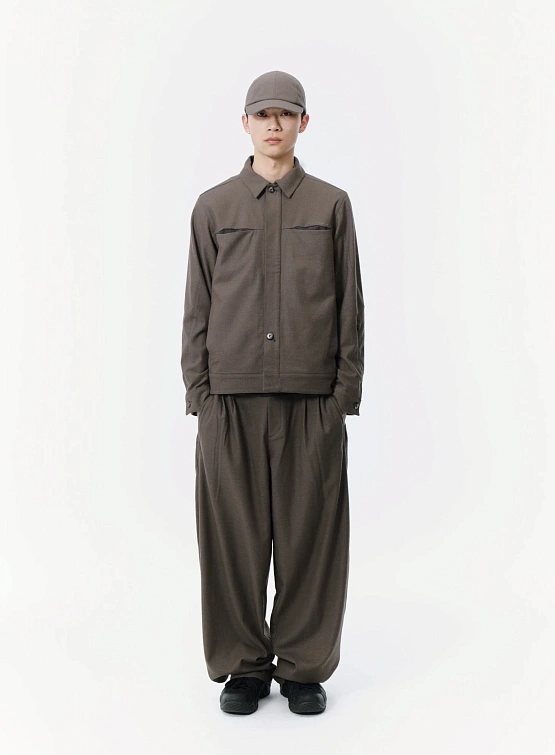 Брюки SAN SAN GEAR Wide Pants Brown