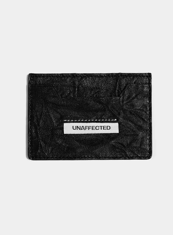 Кардхолдер UNAFFECTED Logo Label Black
