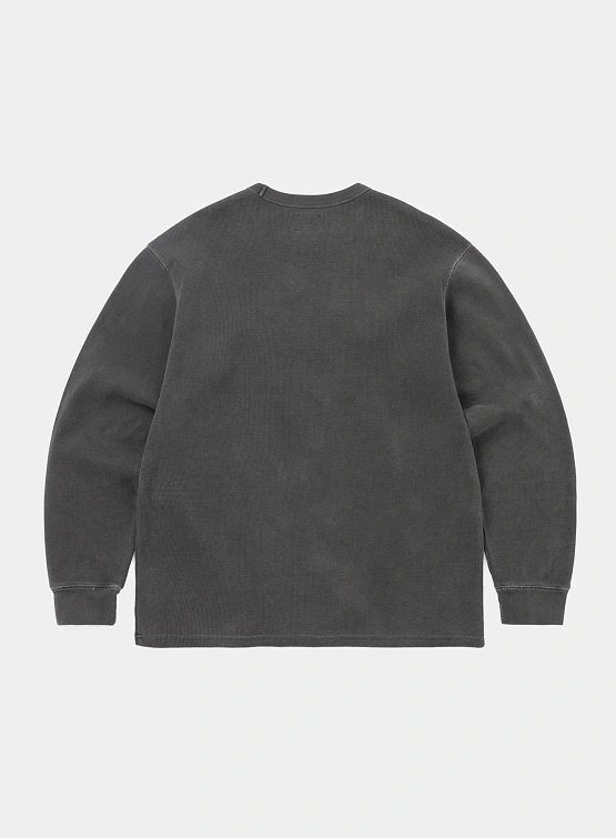 Лонгслив thisisneverthat Waffle L/S Charcoal