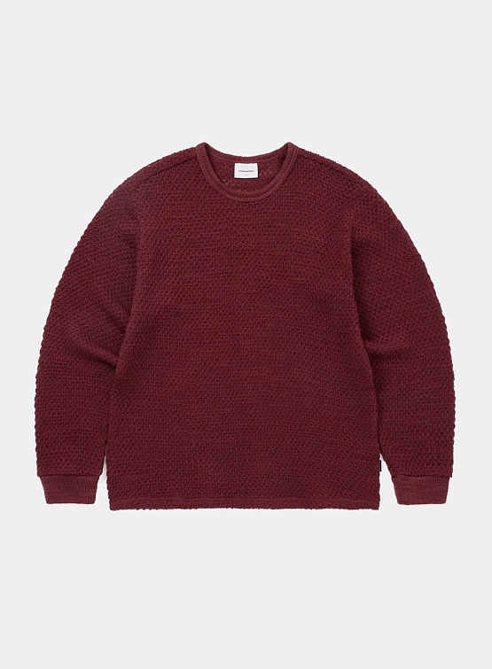 Свитер thisisneverthat Wool Crochet Knit Red