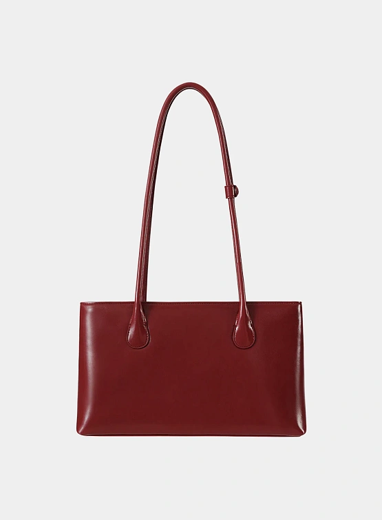 Женская сумка STAND OIL Square Low Red Wine