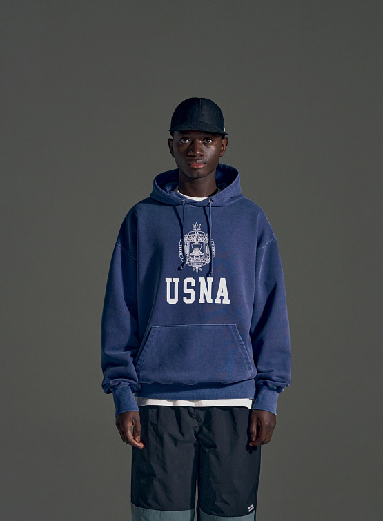 Худи Uniform Bridge Usna Hoodie Pigment Navy