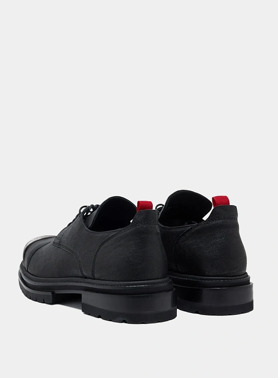 Дерби 424 Derby Washed Leather Black