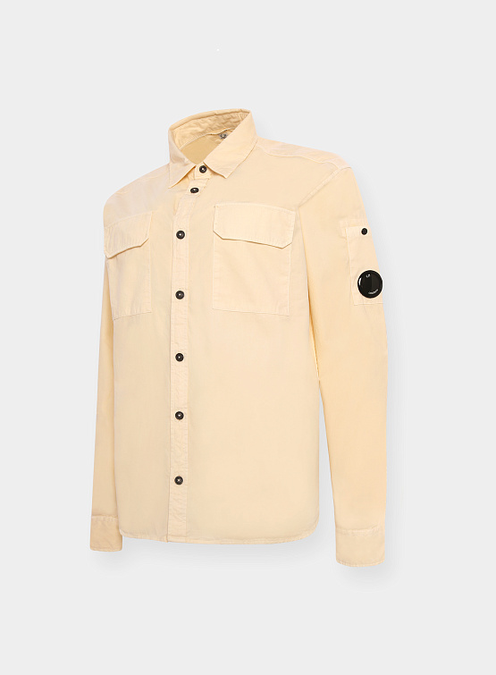 Рубашка C.P. Company Gabardine Pockets Shirt Pistachio