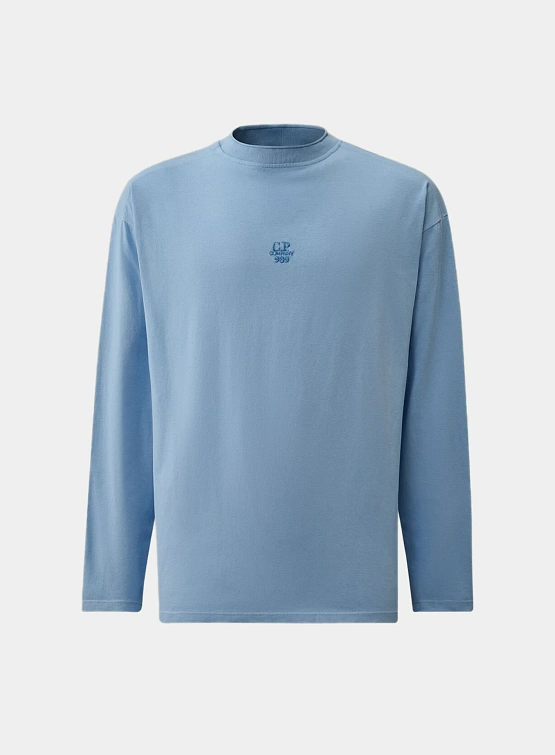 Лонгслив C.P. Company 20/1 Jersey Boxy Logo Pacific Coast