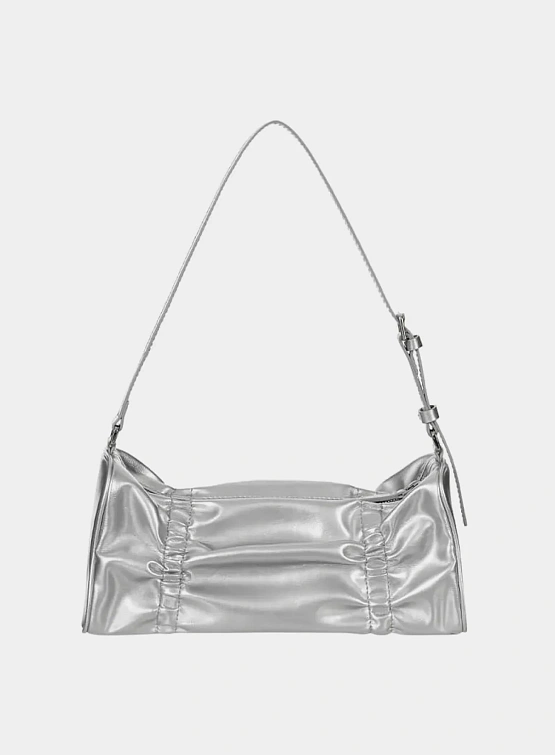 Женская сумка STAND OIL Pleats Silver
