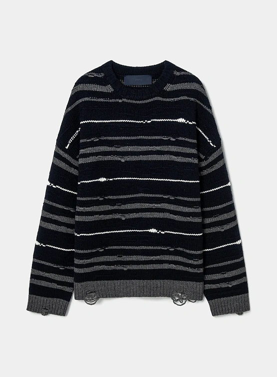 Свитер JUUN.J Hand Drawn Stripe Navy