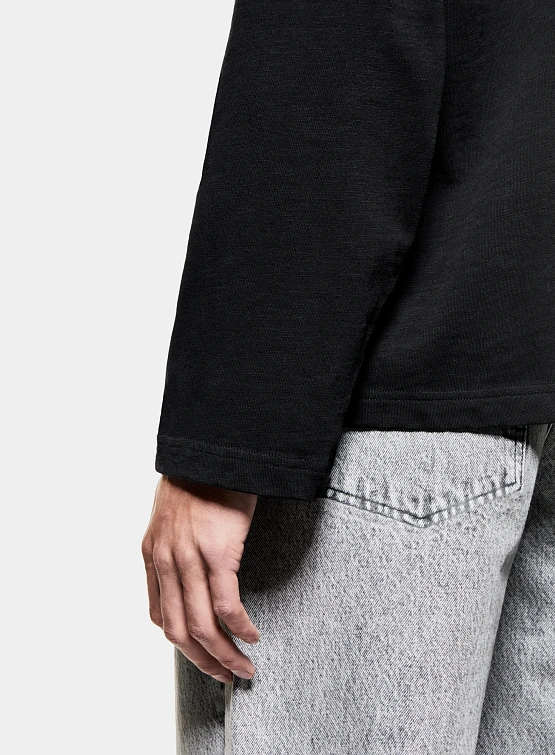 Лонгслив MKI MIYUKI ZOKU 220 Gsm Slub Black