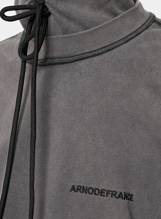 Худи ARNODEFRANCE Hooded Tee Overlapped Washed Grey