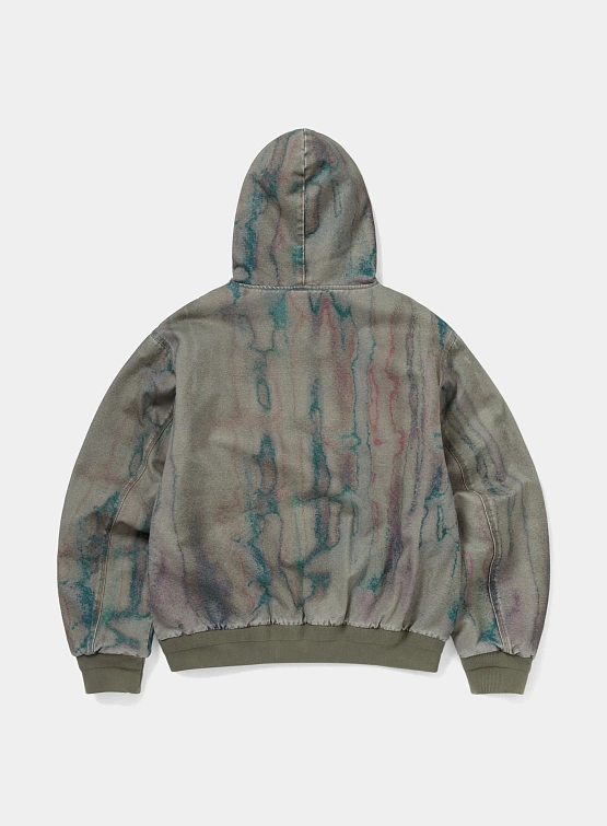 Бомбер thisisneverthat Blurred Jacket Olive