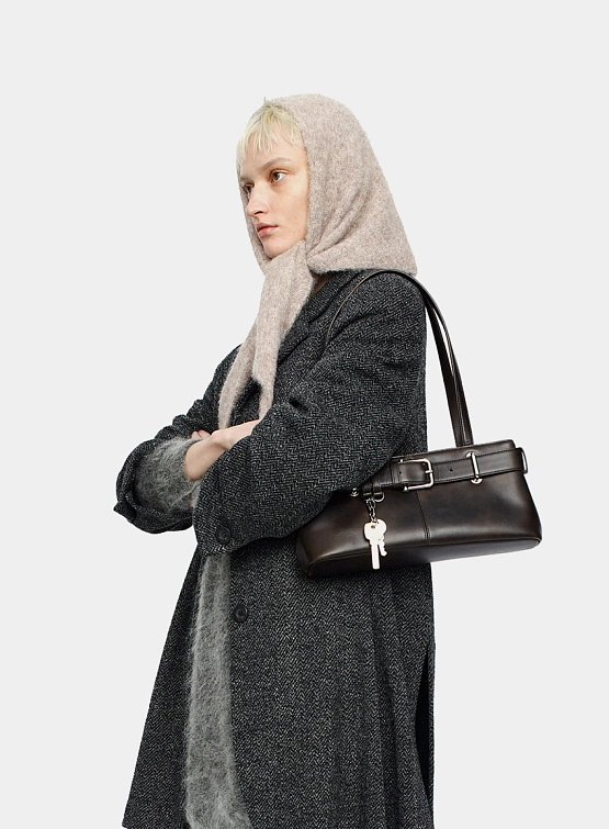 Сумка OSOI Shoulder Brocle Mini Stain Brown