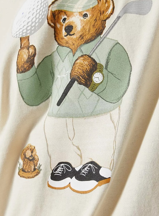 Футболка MARKET Par 5 Bear T-Shirt Ecru