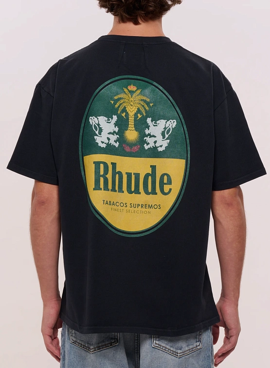 Футболка RHUDE Tabaco Vtg Black
