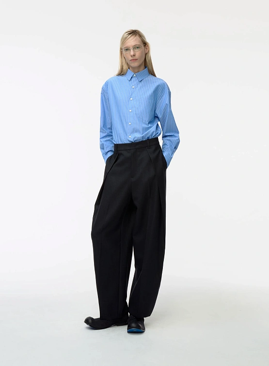 Рубашка ADERERROR Sig BL Tag Shirt 01 Stripe