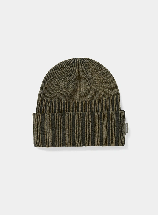 Шапка thisisneverthat Bleached Beanie Olive