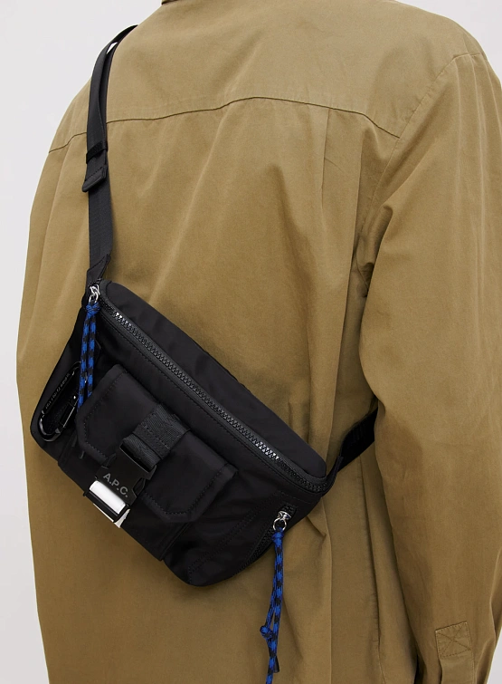 Сумка A.P.C. Trek Bum Bag Noir