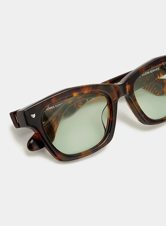 Очки Bonnie Clyde Room Service Tortoise & Green Tint