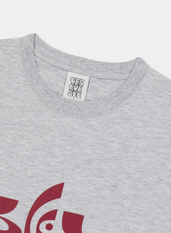 Футболка YESEYESEE Geometric Logo Tee Grey
