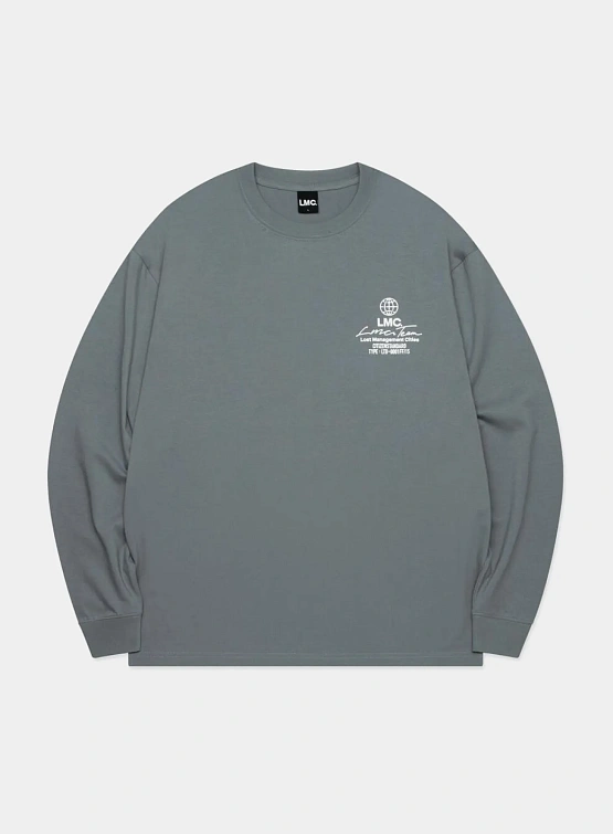 Лонгслив LMC Signature Globe Long Slv Tee Grey