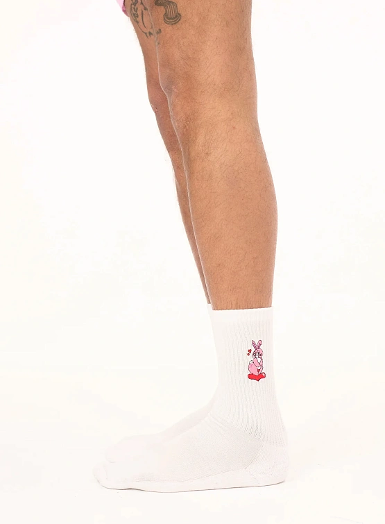 Носки Carne Bollente Lucky Rabbit White