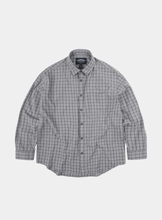Рубашка FrizmWORKS Seersucker Checked Gray