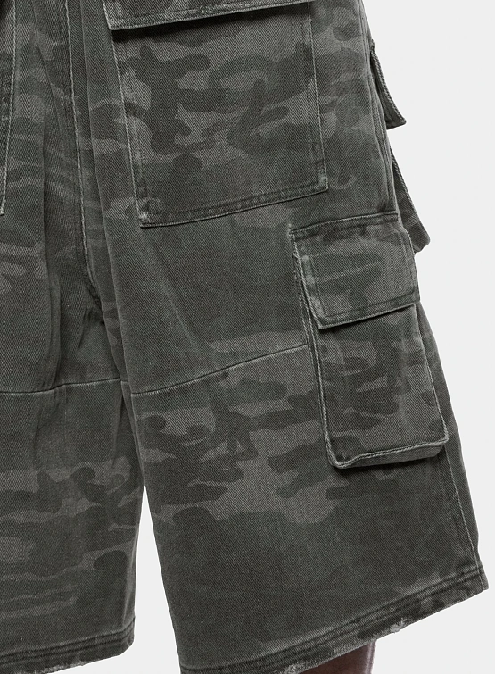 Шорты ARNODEFRANCE Camo Cargo Shorts Woodland