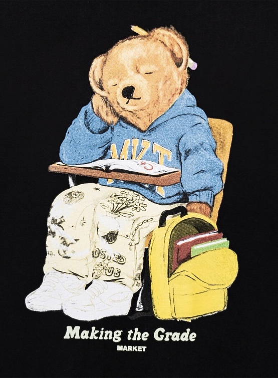 Футболка MARKET Making the Grade Bear White