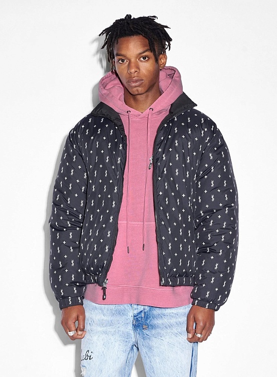 Pink and black windbreaker best sale