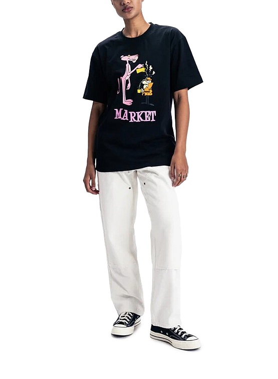 Футболка MARKET Pink Panther Pourover T-Shirt Black