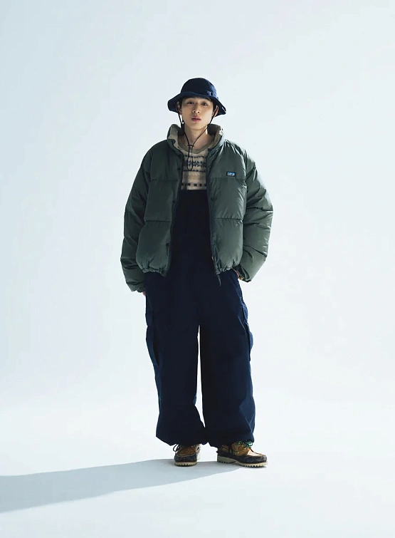 Пуховик ANGLAN Billow Snap Down Jacket Khaki