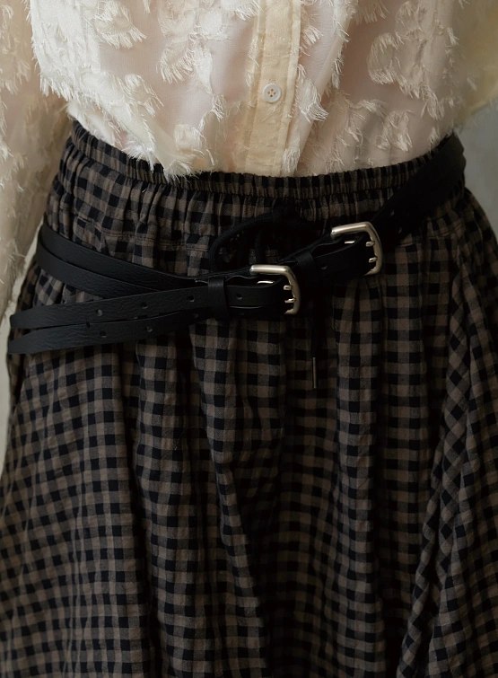 Ремень EPINGLER  2-Line Leather Black