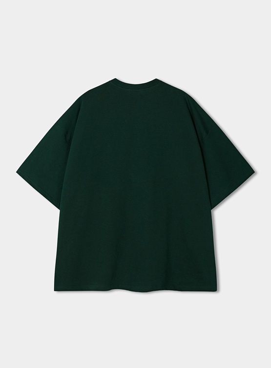 Футболка ANGLAN Double Pocket Half Tee Green