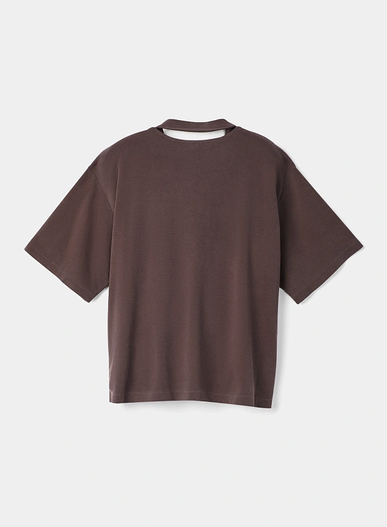 Футболка CAMPERLAB Cotton T-shirt  Dusty Brown