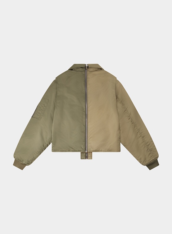 Бомбер (di)vision Bomber Jacket Army Green/Sage Green