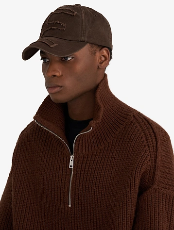 Кепка Études Cap Raw É Dk Brown