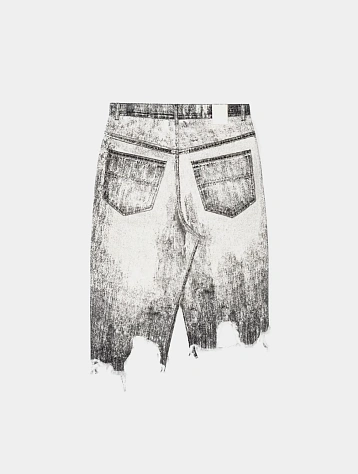 Женская юбка CAMPERLAB Paint Print Denim Faded Black