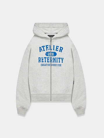 Зип-худи RETERNITY Atelier Emblem Melange Grey