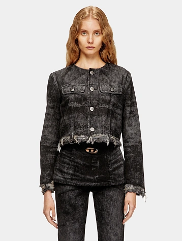 Женская джинсовая куртка Diesel De-Graffy-Fsh Black