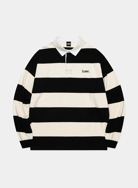 Поло LMC Stripe Gothic Name Rugby Shirt Black