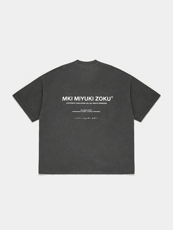 Футболка MKI MIYUKI ZOKU Design Studio Pigment Black