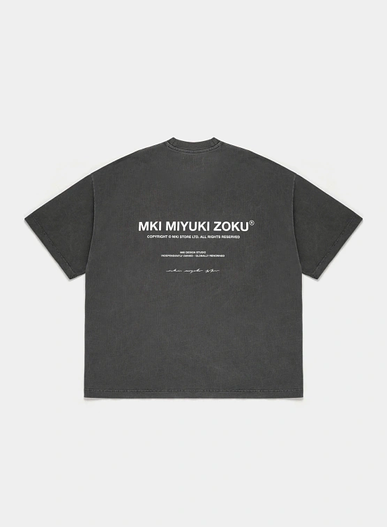 Футболка MKI MIYUKI ZOKU Design Studio Pigment Black
