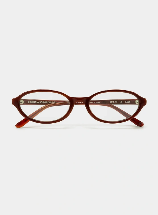 Очки Bonnie Clyde Baby Layered Brown Tortoise & Clear Lens