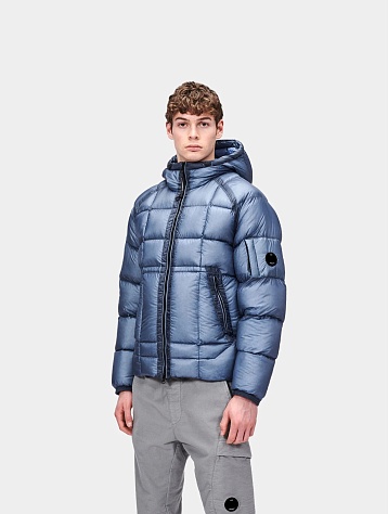 Пуховик C.P. Company DD Shell Hooded Down Jacket Blue