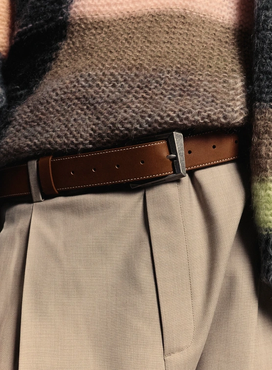 Ремень ADERERROR Dresto Buckle Brown